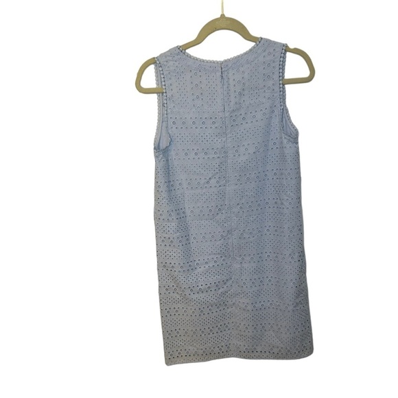LOFT BABY BLUE EYELET DRESS - Picture 3 of 4